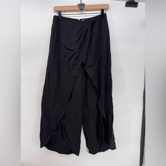 CeCe Pants - Cece Black Women Wrap Wide Leg Pants Size 2, NWOT
